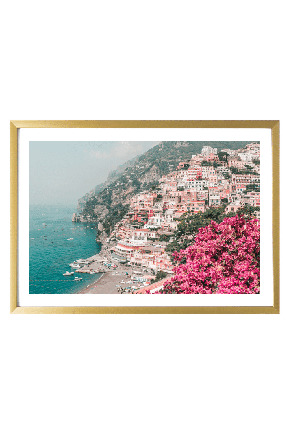 Positano, Amalfi Coast, Italy, Travel Drawing, Gifts From Italy