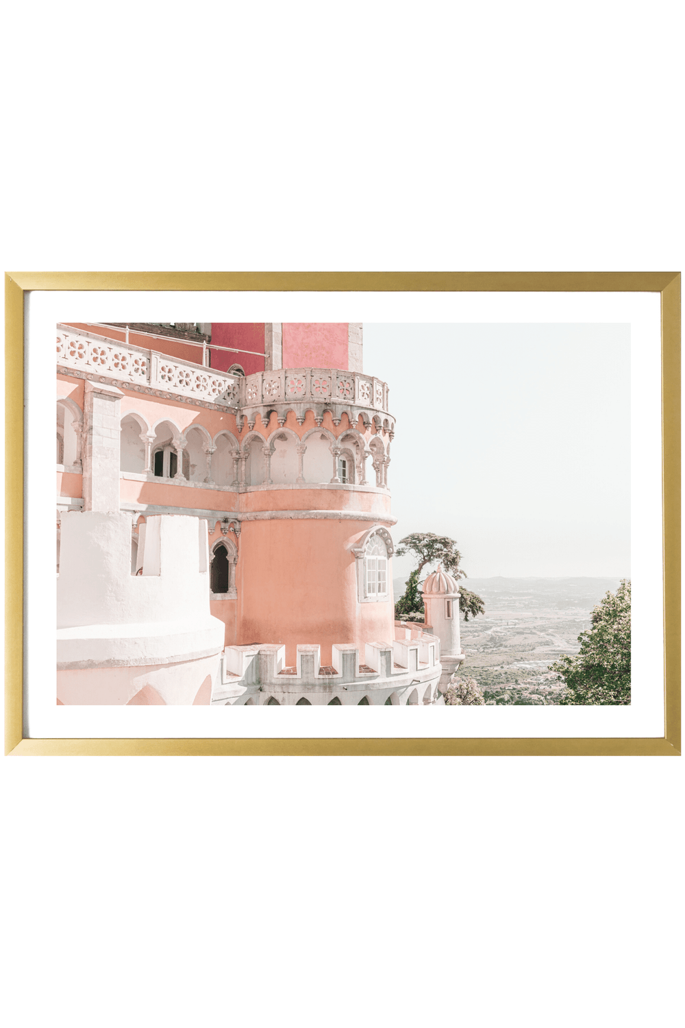 Pena National Palace, Sintra, Portugal Painting by Dreamframer Art - Pixels